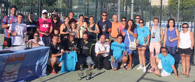 Clausurada la I Liga y Copa Local de Pádel de Almuñécar donde participaron más de un centenar de parejas