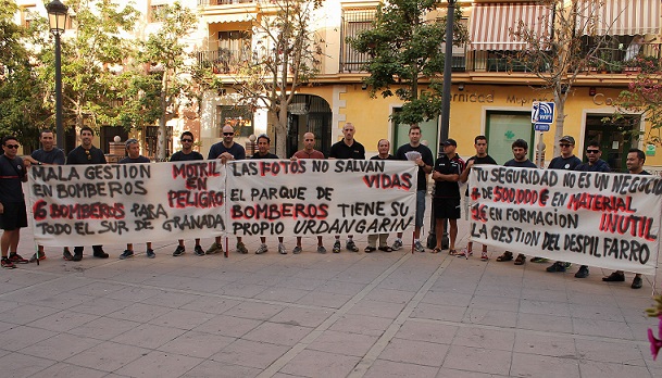 "Mala gestión en el parque de bomberos de Motril" por Convergencia Andaluza