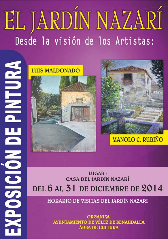 Exposición de pintura en la Casa del Jardín Nazarí de Vélez de Benaudalla
