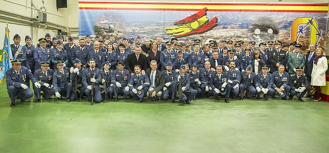 El EVA 9 celebra el día de la patrona del Ejército de Aire