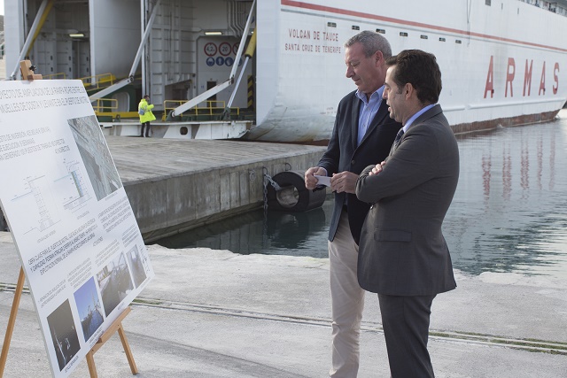 Una obra de mejora en el Puerto de Motril permitirá que dos ferrys puedan operar de manera simultánea